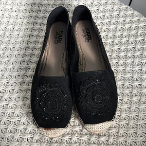 Karl Lagerfeld Abby Espadrilles, Size 10